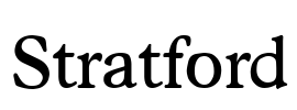Stratford Font Image
