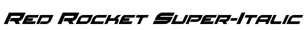 Red Rocket Super-Italic