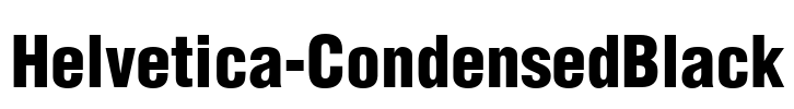 Helvetica-CondensedBlack
