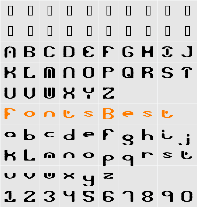 JI-Safrol Character Map