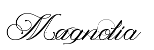 Magnolia  Font Image
