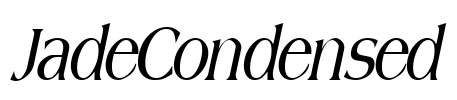 JadeCondensed Font Image