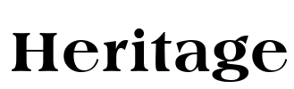 Heritage Font Image