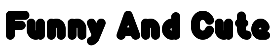 Funny And Cute Font Image