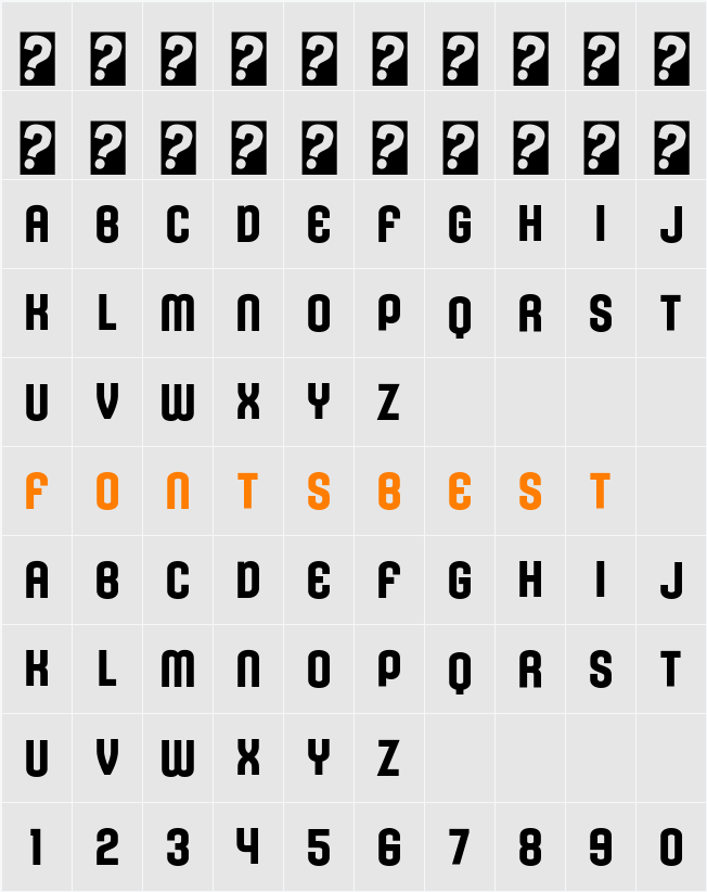 Kleptocracy Titling Rg Character Map