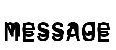 message Font Image