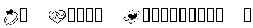 KR Cuori Divertenti 2 Font Image