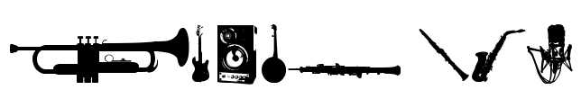 music tfb Font Image