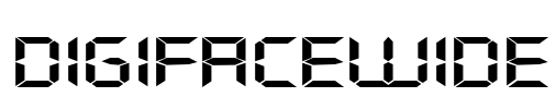 DigifaceWide Font Image