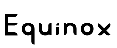 Equinox Font Image