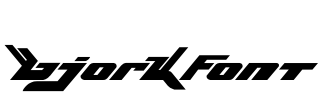 BjorkFont