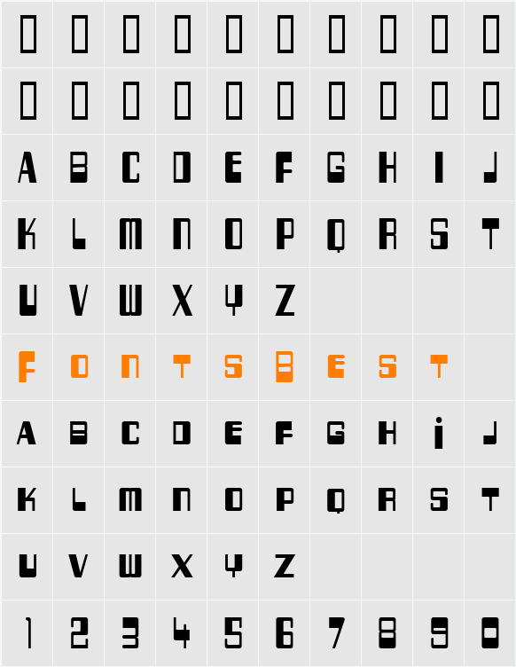 PCLifeNetone Character Map