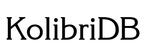 KolibriDB Font Image