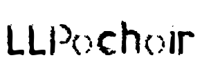 LLPochoir Font Image