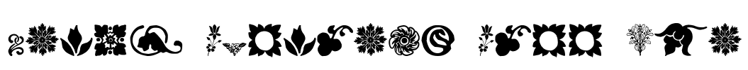 Rough Fleurons Free Two Font Image