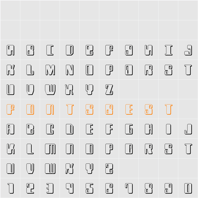Zyborgs 3D Character Map