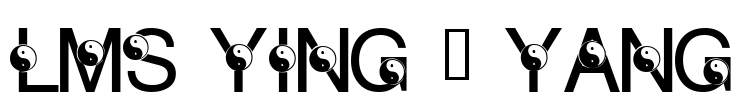 LMS Ying & Yang Font Image