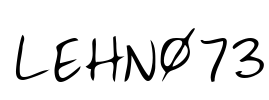 LEHN073 Font Image