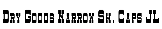 Dry Goods Narrow Sm. Caps JL
