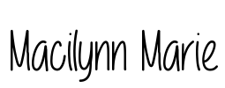 Macilynn Marie Font Image