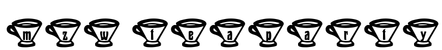 mzw teaparty Font Image