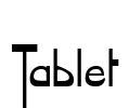 Tablet Font Image