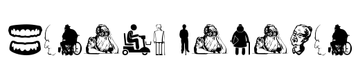 Senior Citizen Font Image