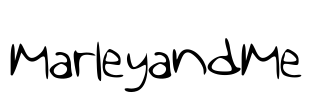 MarleyandMe Font Image