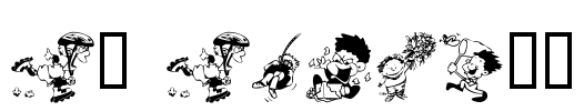 KR Kidlets Font Image