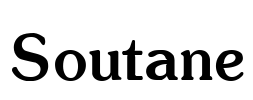Soutane Font Image