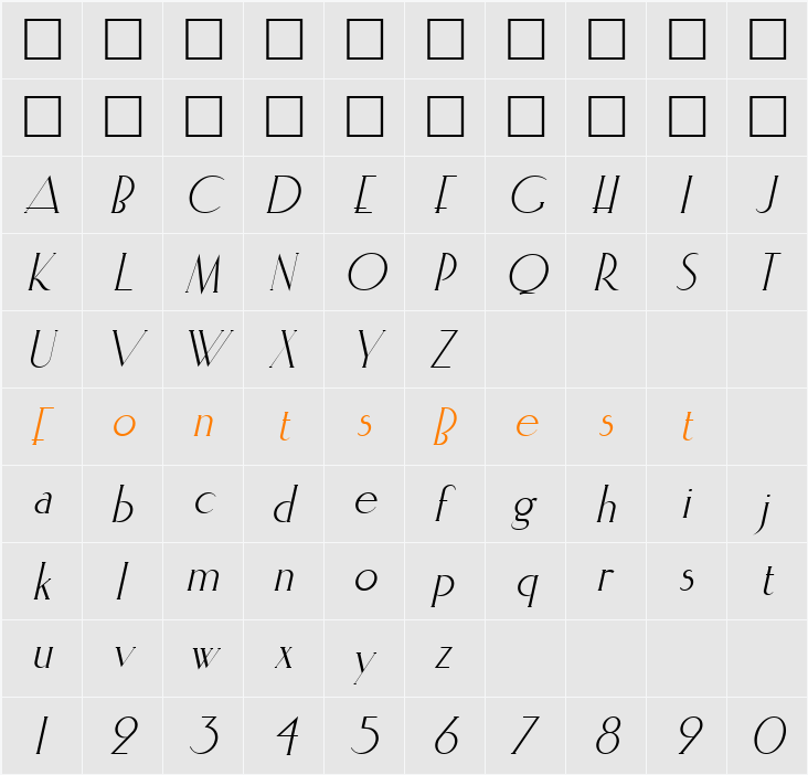 Elisia Character Map