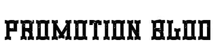 Promotion Blod Font Image