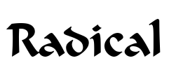 Radical Font Image