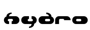 Hydro Font Image