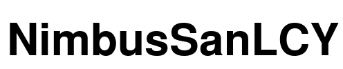 NimbusSanLCY Font Image
