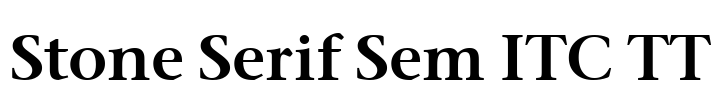 Stone Serif Sem ITC TT