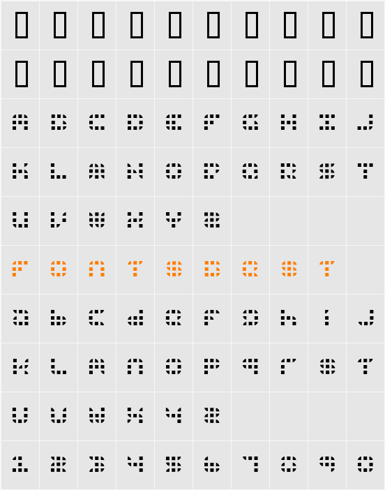 9sqgrd Character Map