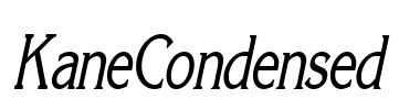 KaneCondensed
