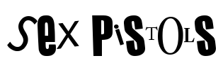 Sex Pistols Font Image
