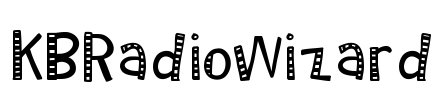 KBRadioWizard Font Image