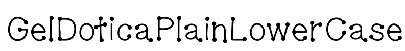GelDoticaPlainLowerCase