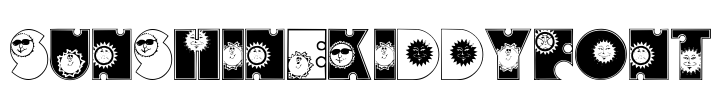 SunshineKiddyFont Font Image