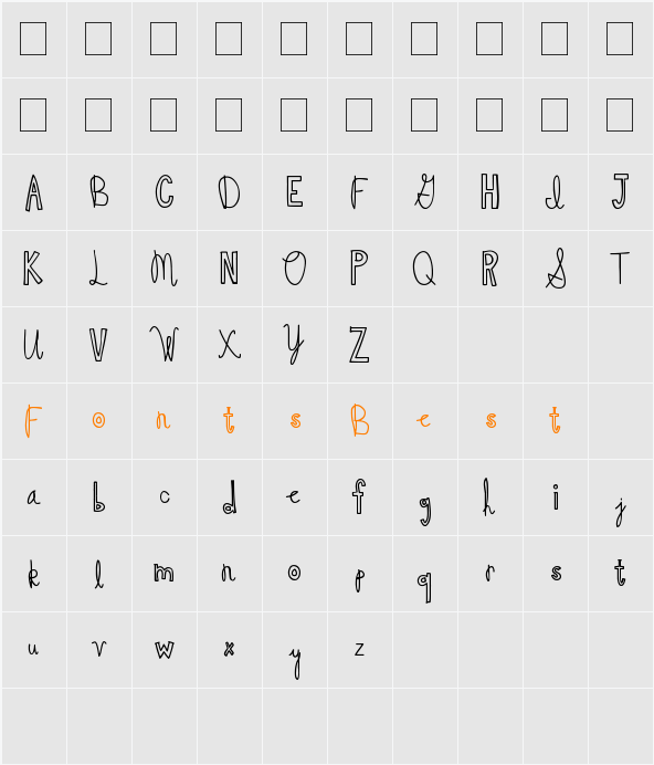 Purple Boxers Character Map
