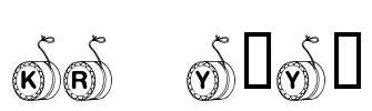 KR YoYo Font Image
