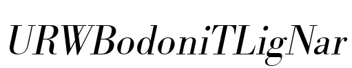 URWBodoniTLigNar