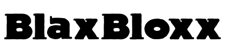 BlaxBloxx Font Image