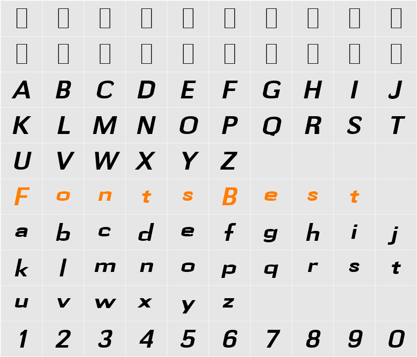 Gauss Character Map