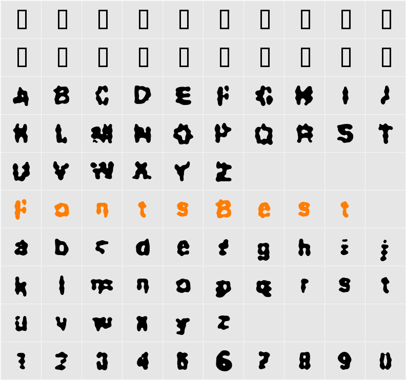 Dirty Two Character Map