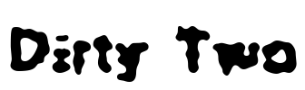 Dirty Two Font Image