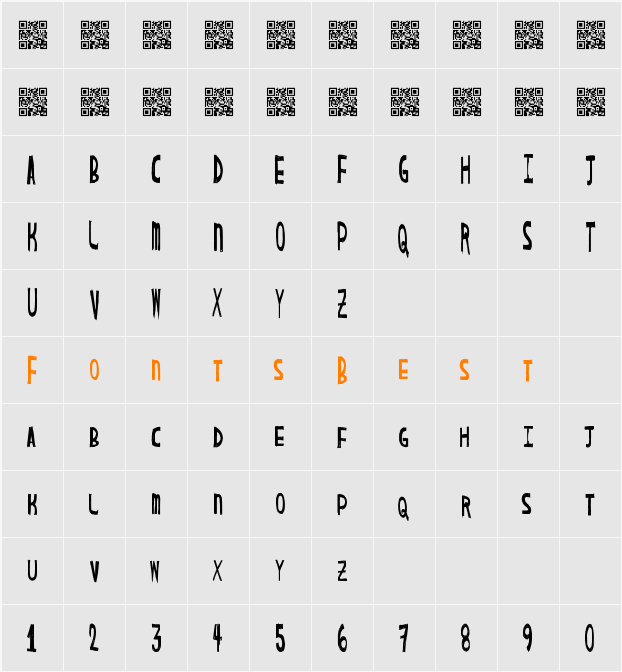 DraftHouse Character Map